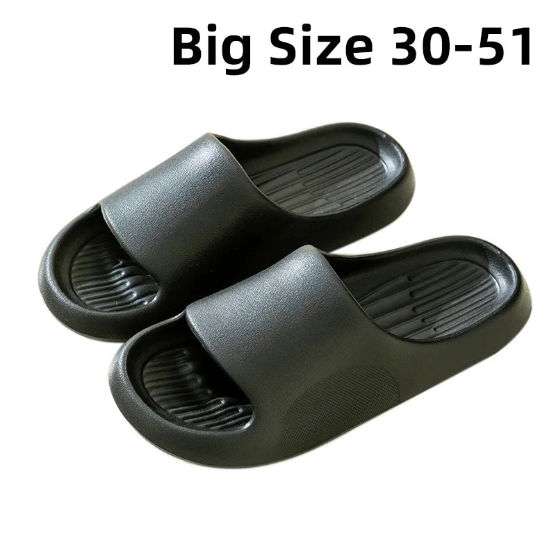 Men's Extended Size Indoor Slippers – EVA Comfort Slides