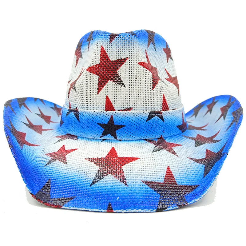 Unisex Straw Sun Hat – Thickened Cowboy Style Beach Hat