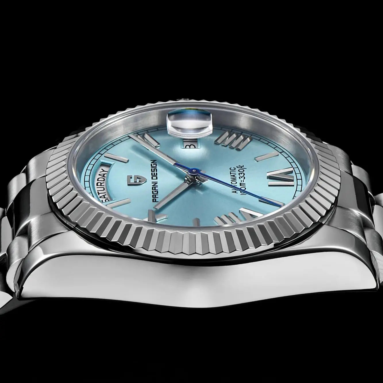 Men's Automatic Mechanical Watch – Sapphire Crystal, 10 Bar Water Resistance