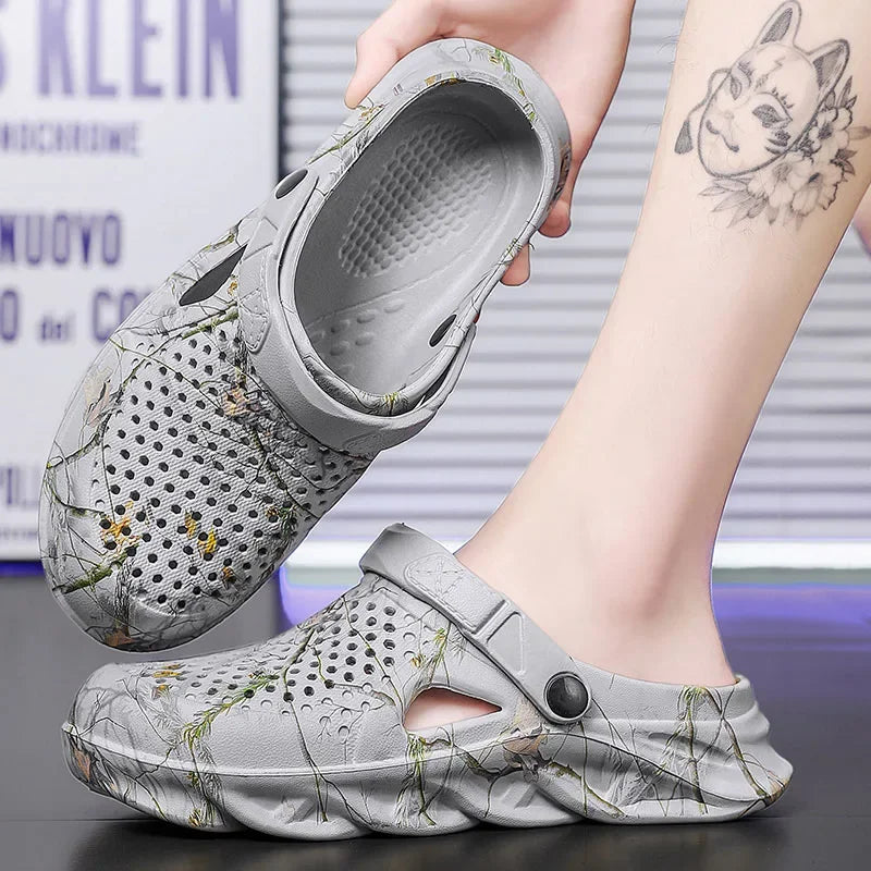 Men's EVA Beach Clogs – Breathable Plus Size Sandals