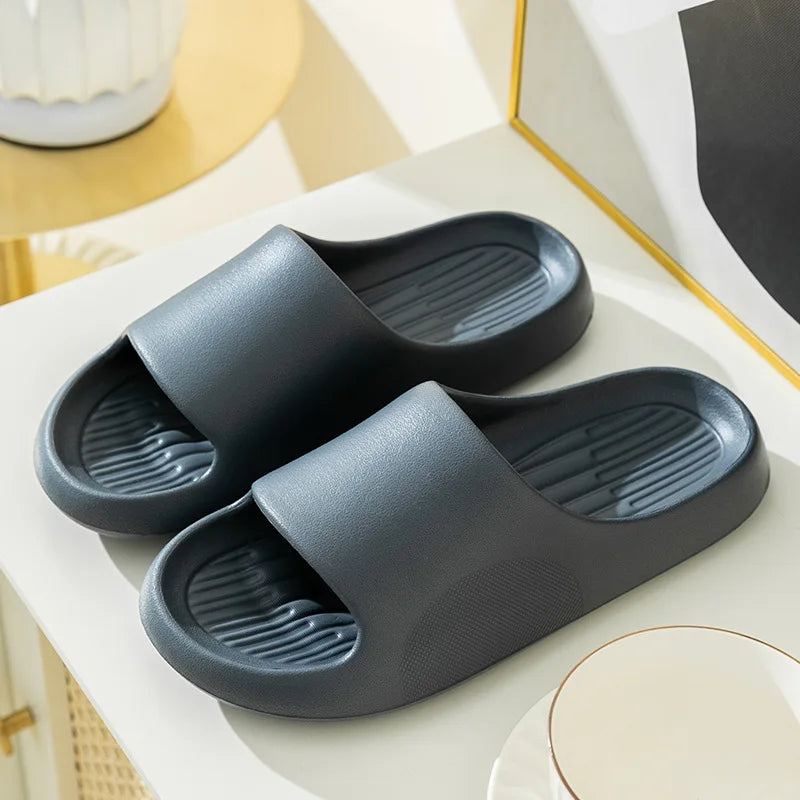 Men's Extended Size Indoor Slippers – EVA Comfort Slides