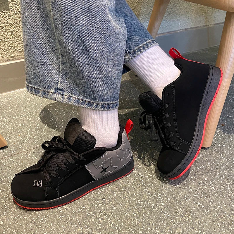 Unisex Retro Casual Trainers – Low-Top Loafer Sneakers