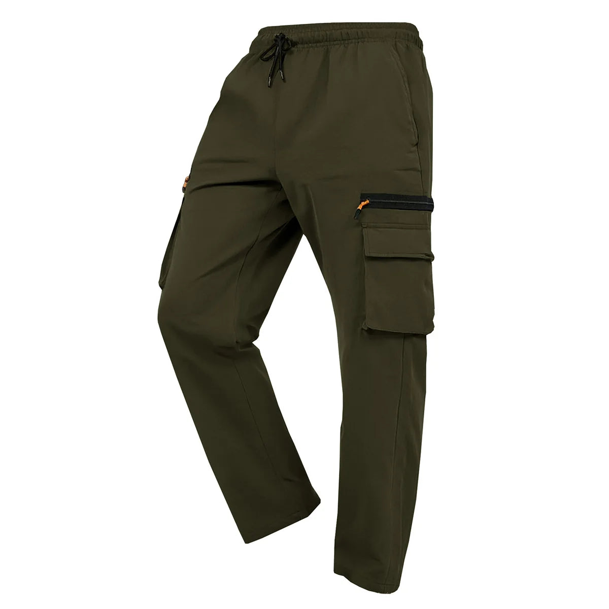 Men's Multi-Pocket Workwear Trousers – Quick-Dry Straight Leg Pants
