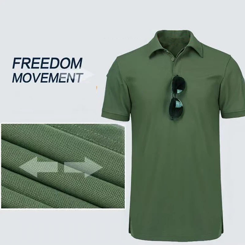 Men's Combat Tactical Shirt – Quick-Dry Breathable Pullover
