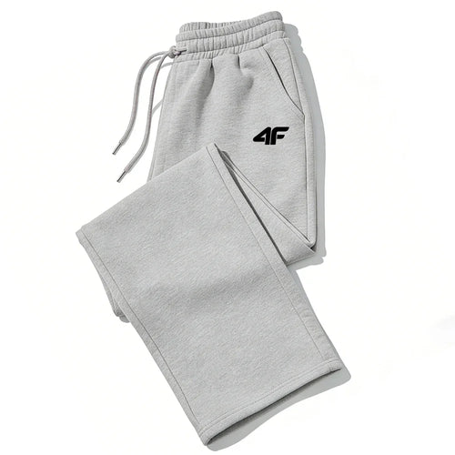 Men's Casual Tracksuit Bottoms – Printed Jogging Sweatpants