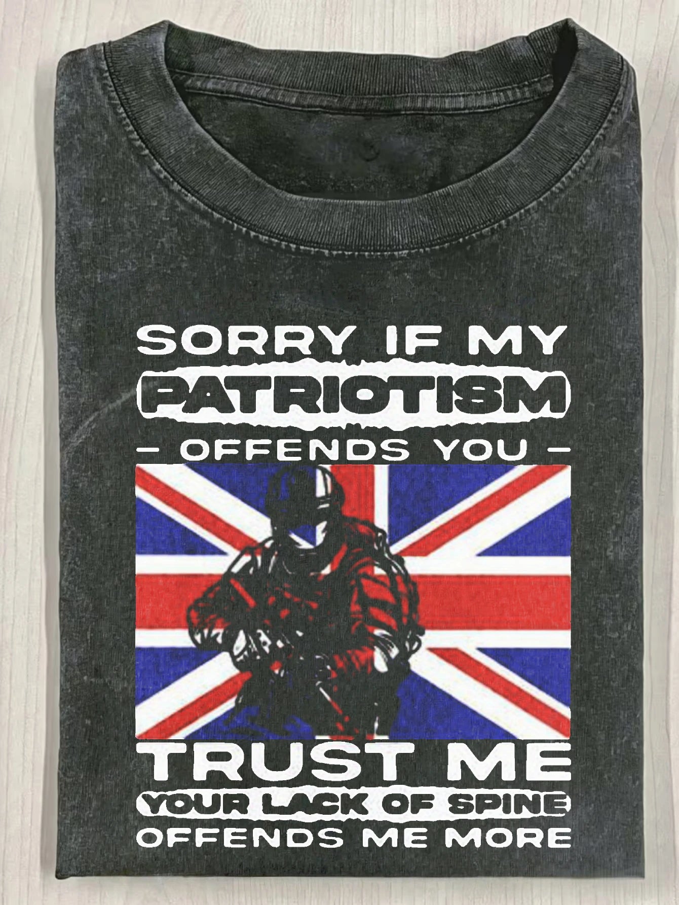 Men's British Flag Print T-Shirt – Casual Everyday Tee