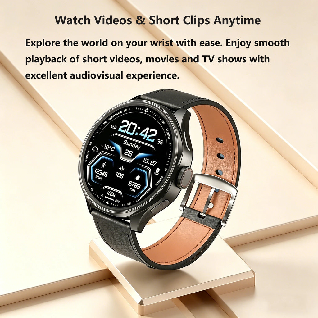 4G AMOLED Smart Watch – GPS, Bluetooth Calling, 32GB Storage