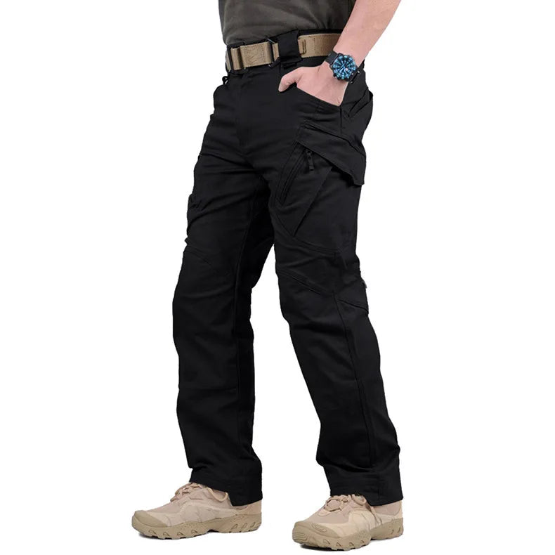 Men's Tactical Cargo Trousers – Multi-Pocket Outdoor Joggers