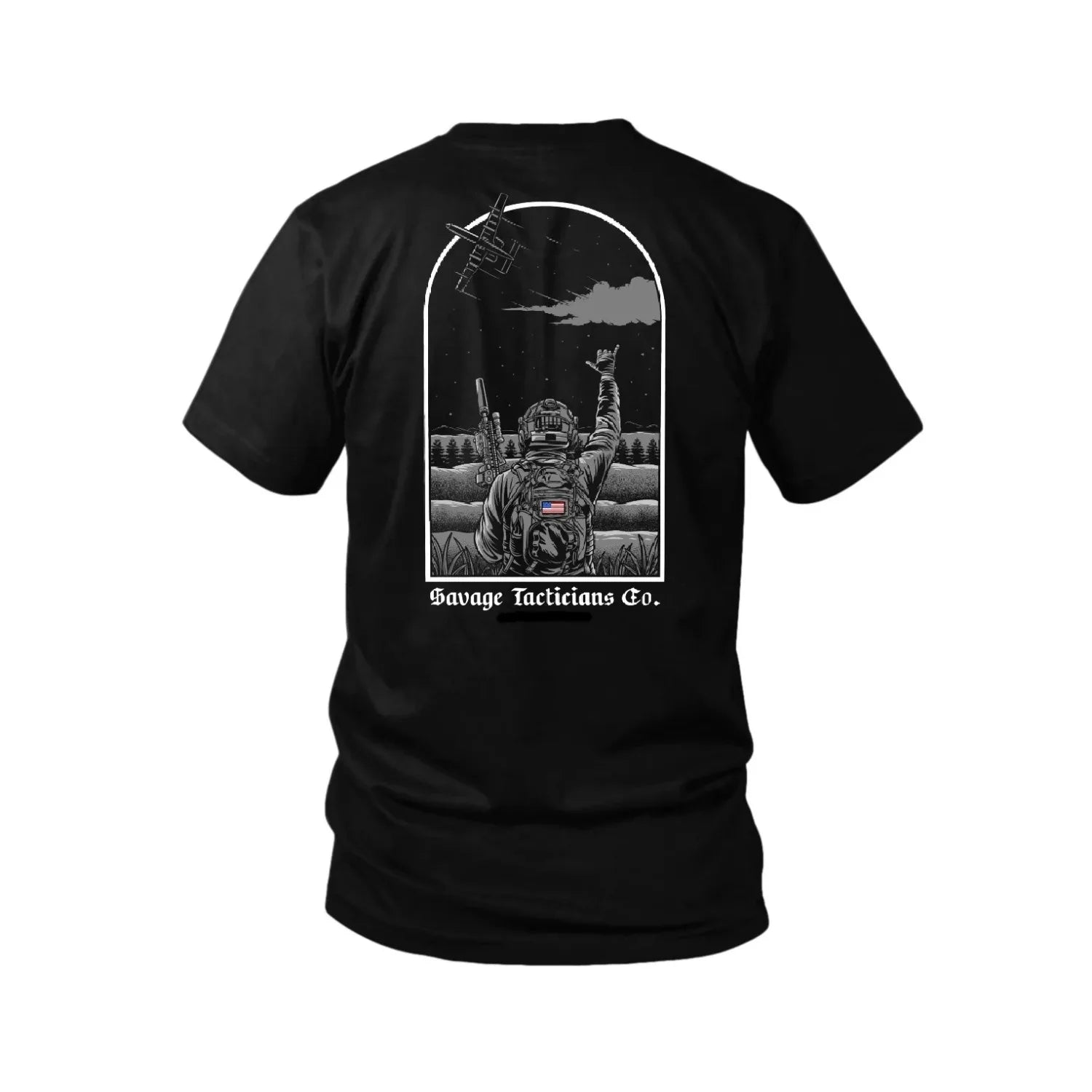 Men's Tactical Streetwear T-Shirt – Loose Fit Cotton Tee