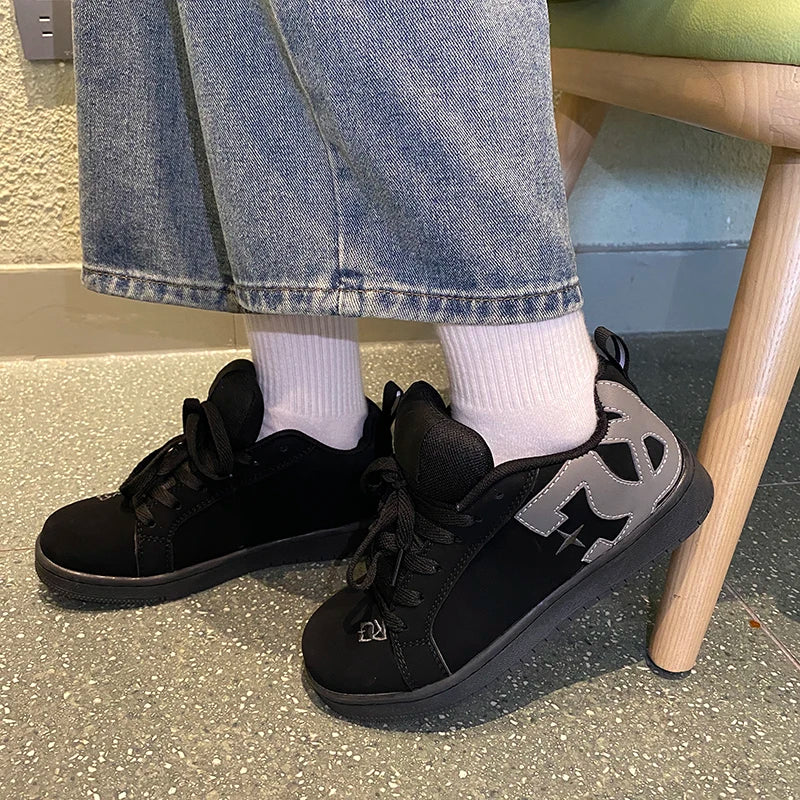 Unisex Retro Casual Trainers – Low-Top Loafer Sneakers