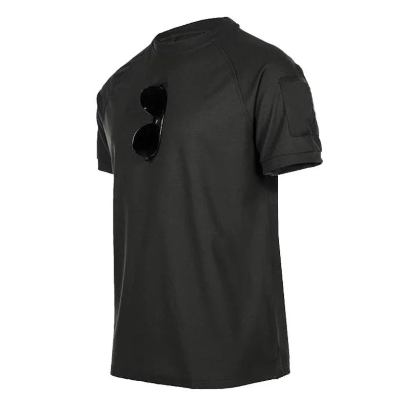 Men's Quick-Dry Tactical T-Shirt – Outdoor Hiking Tee