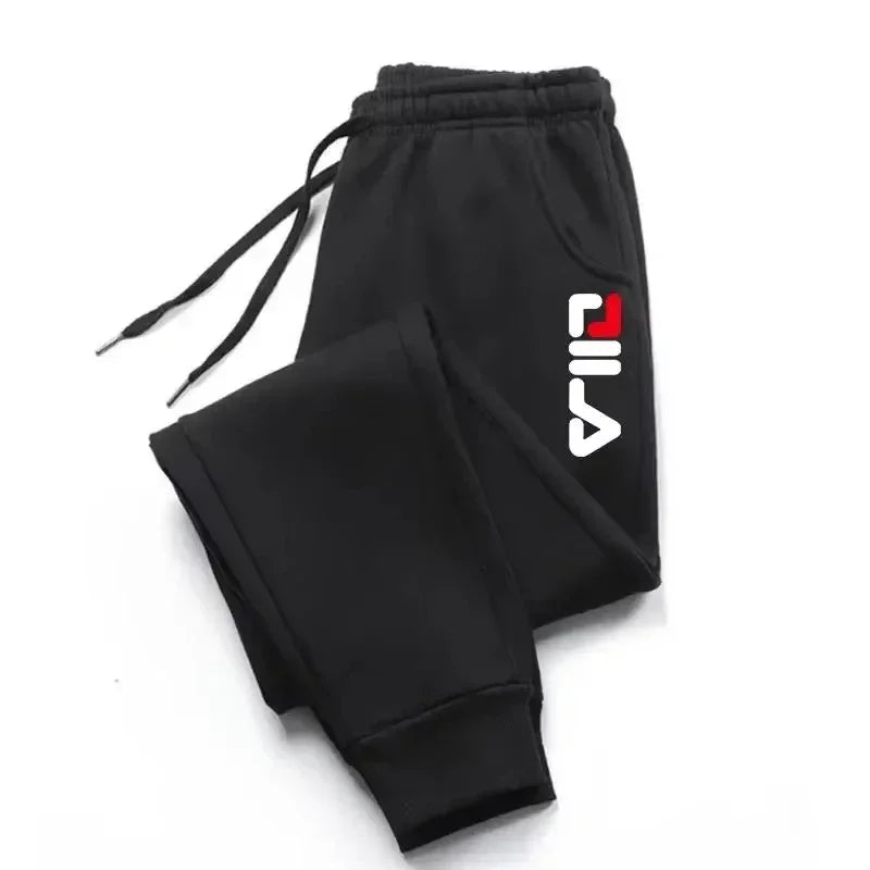 Men's Printed Jogger Trousers – Streetwear Running Pants