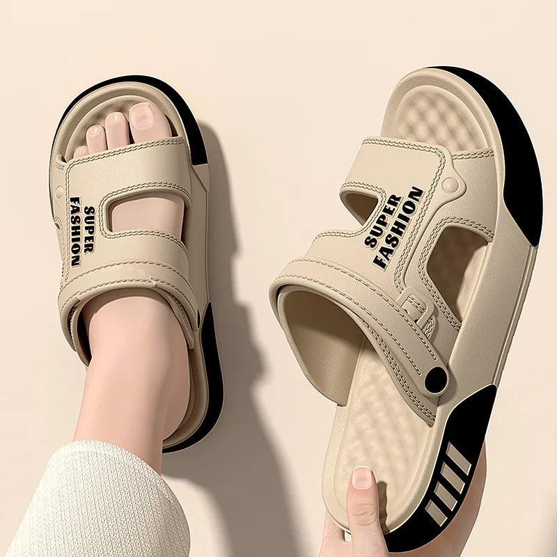 Men's EVA Slide Sandals – Soft-Sole Indoor & Outdoor Slippers