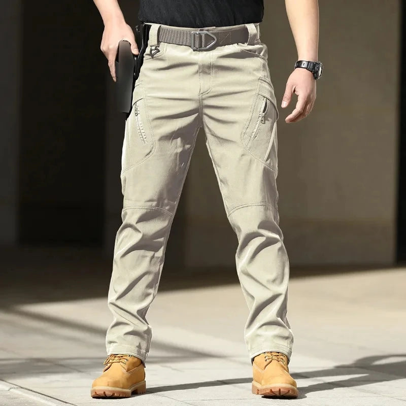 Men's Tactical Cargo Trousers – Multi-Pocket Quick-Dry Pants