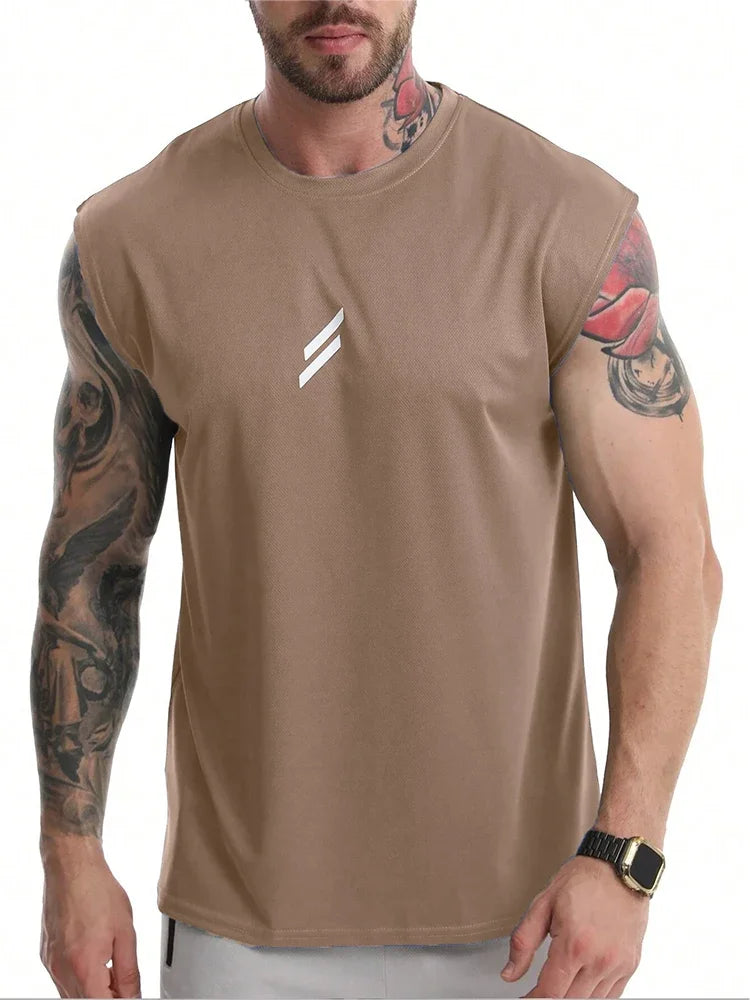 Men's Mesh Training Tank Top – Breathable Fitness Vest