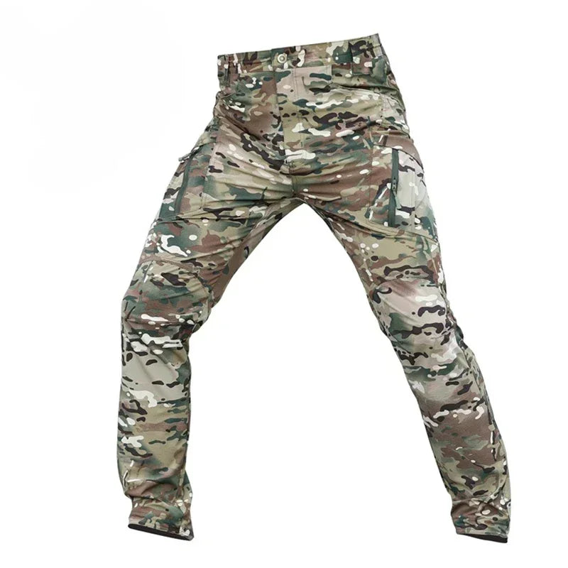 Men's Tactical Cargo Trousers – Lightweight Hiking Pants