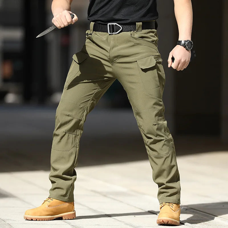 Men's Tactical Cargo Trousers – Multi-Pocket Quick-Dry Pants
