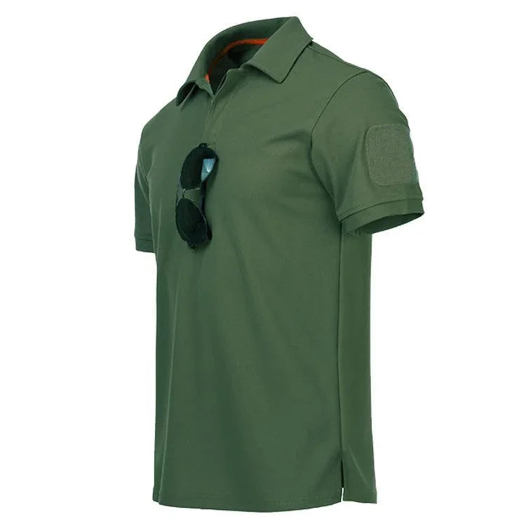 Men's Quick-Dry Tactical T-Shirt – Outdoor Hiking Tee