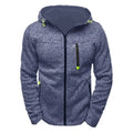 Men's Jacquard Fleece Hoodie – Pullover Sweatshirt