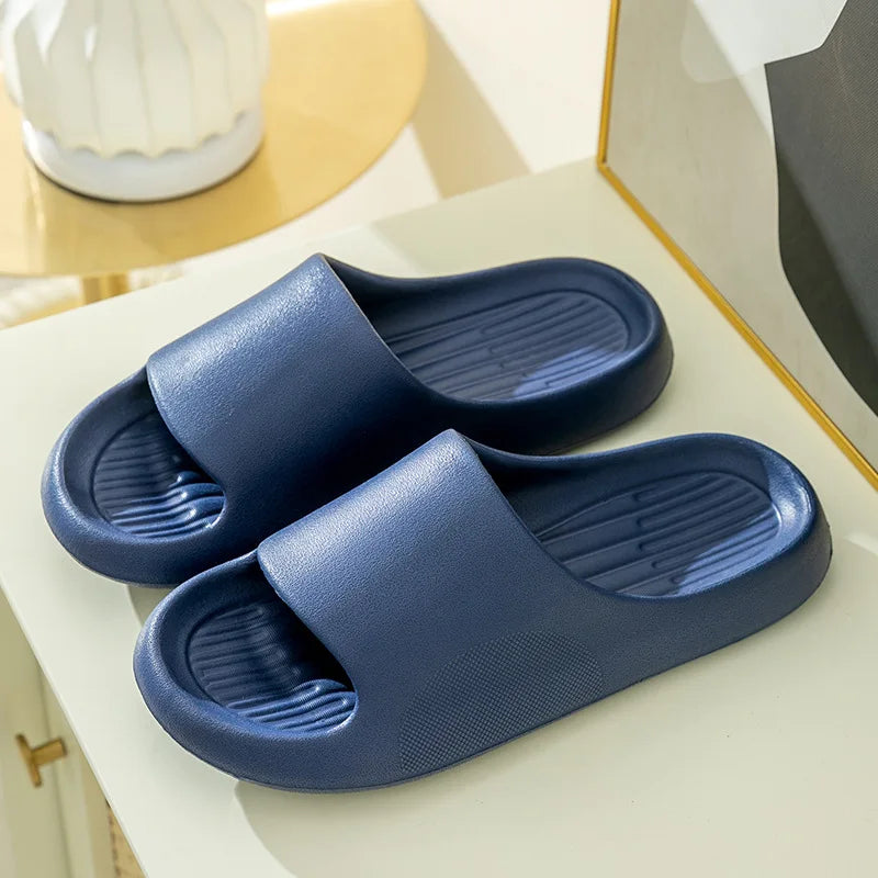 Men's Extended Size Indoor Slippers – EVA Comfort Slides