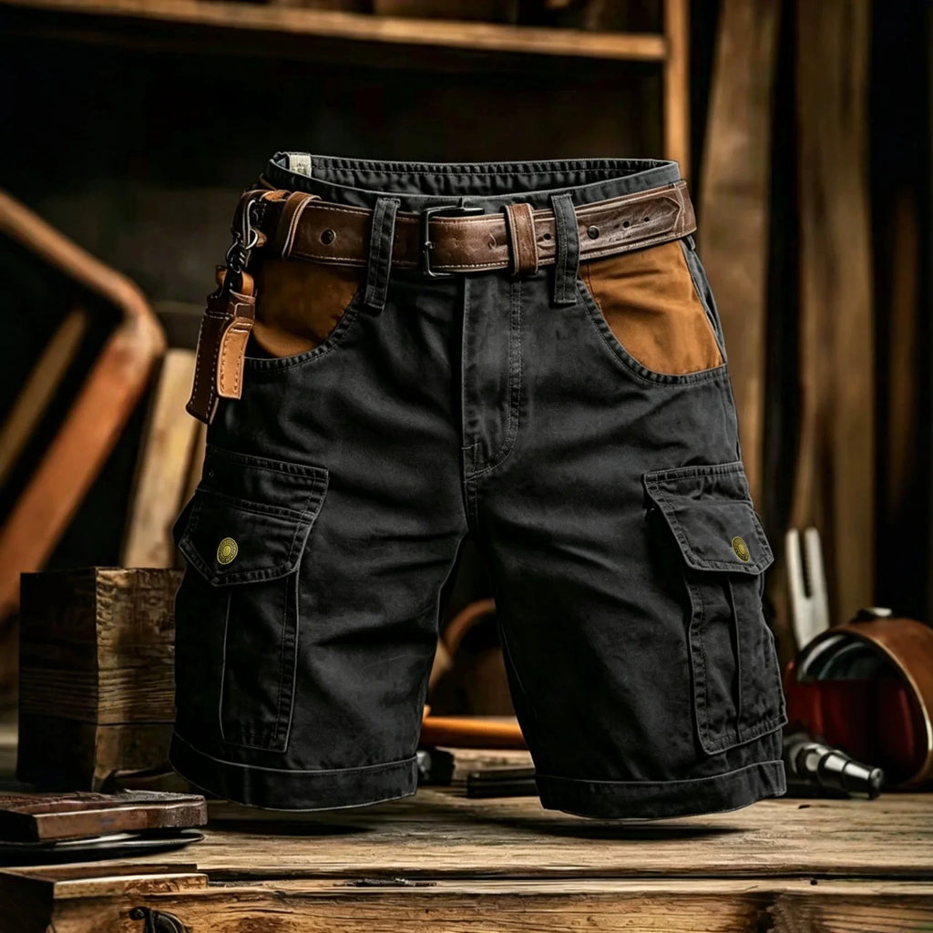 Men's Camo Cargo Shorts – Casual Work Shorts (Extended Sizes)
