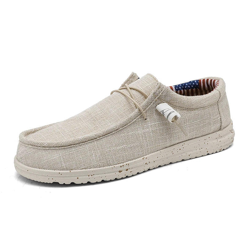 Men's Denim Canvas Shoes – Breathable Casual Loafers