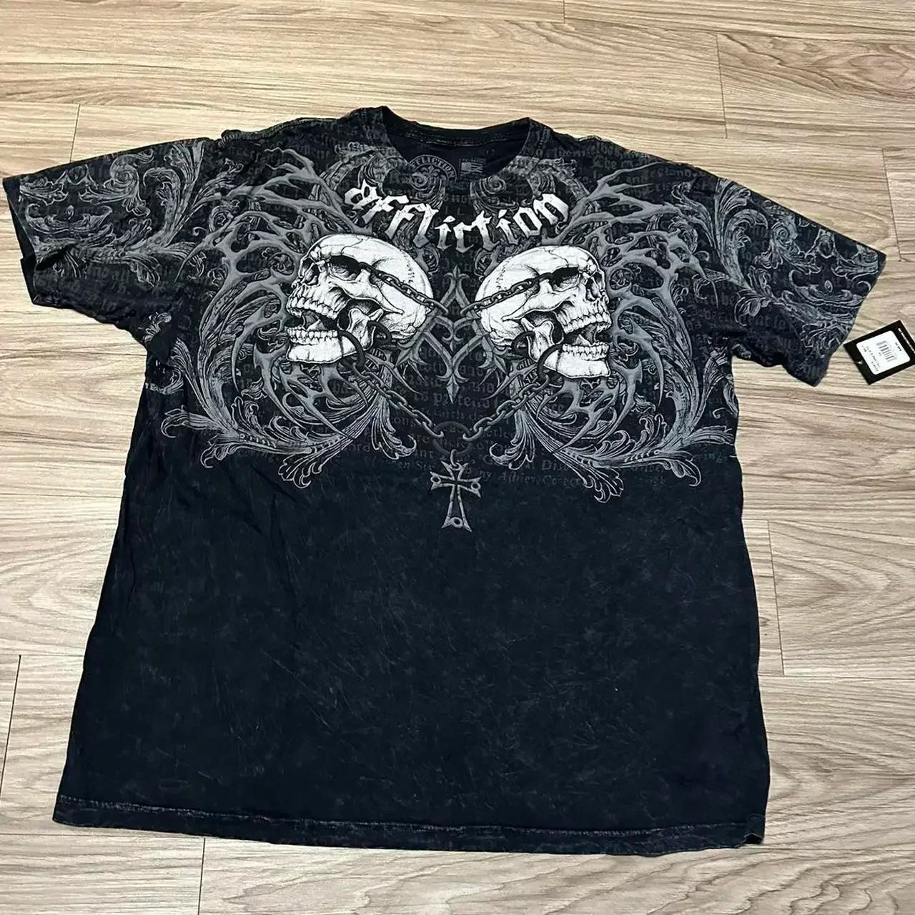 Men's Skull Print Graphic T-Shirt – Glow-in-the-Dark Streetwear Tee