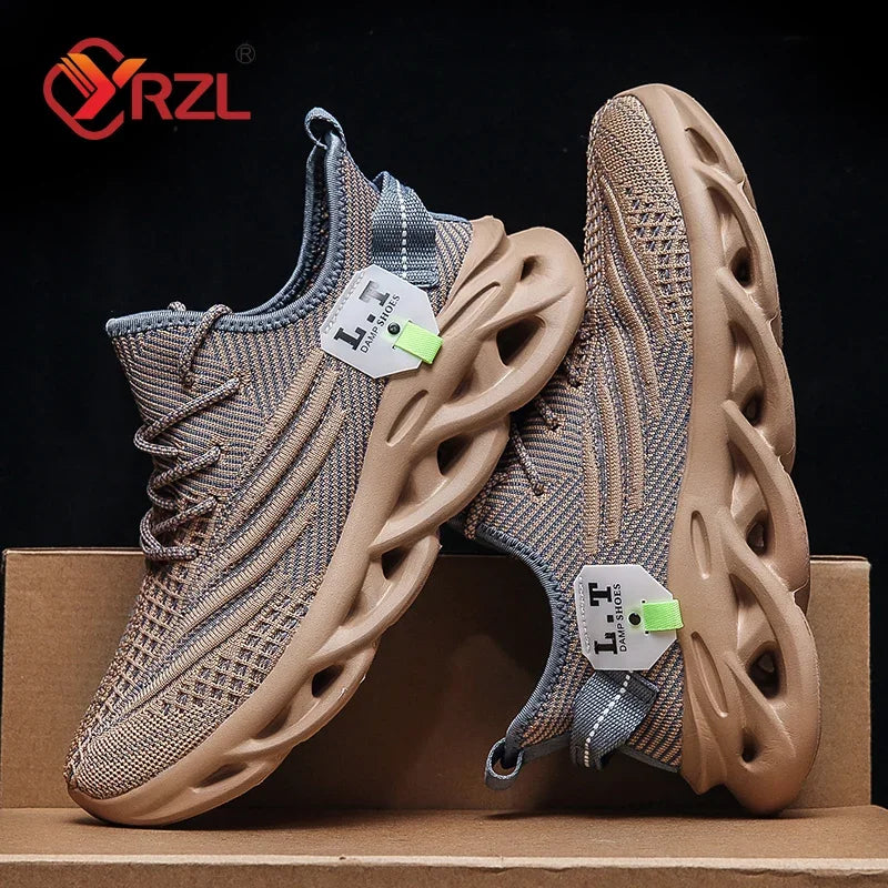 Men's Lightweight Running Trainers – Breathable Mesh Sneakers