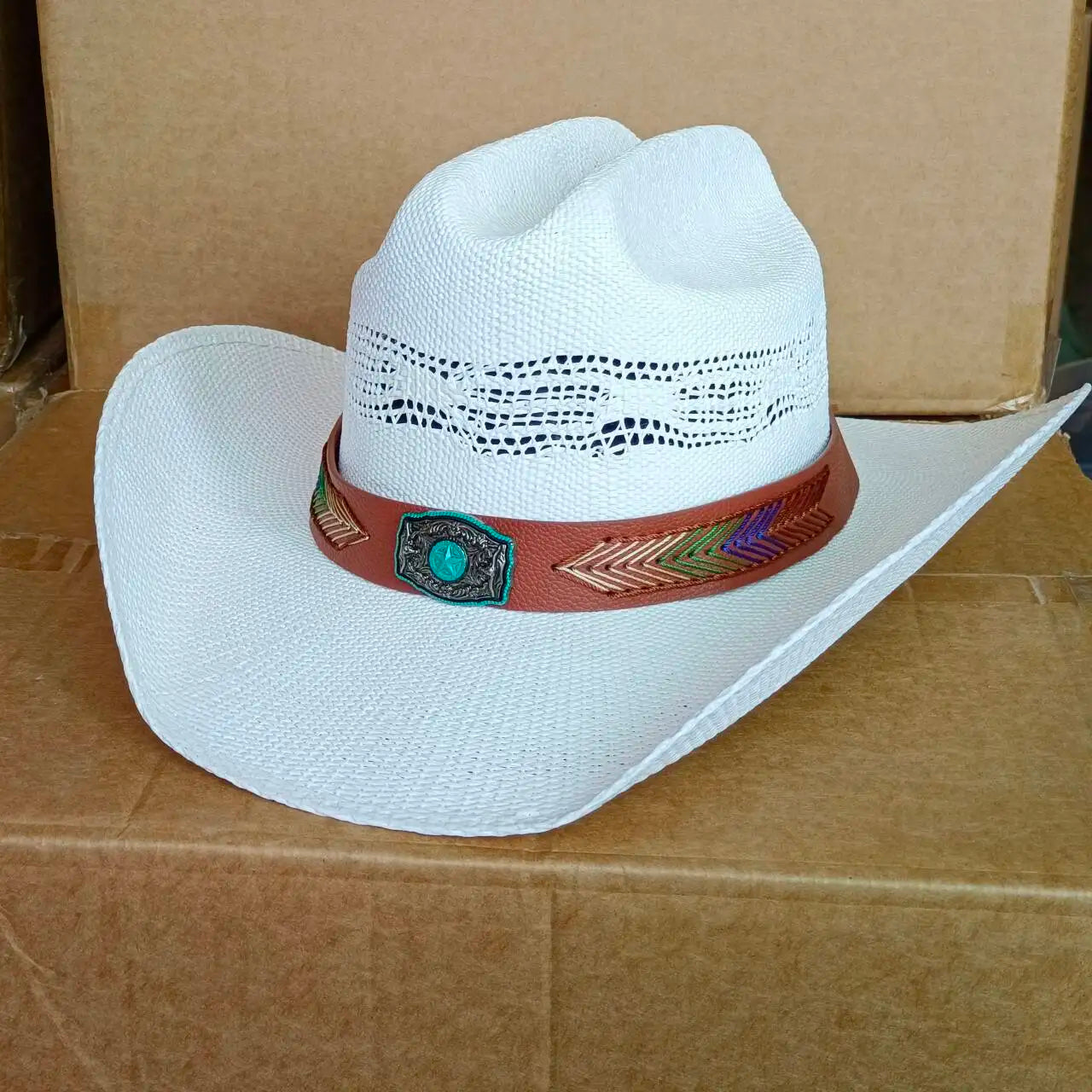 Unisex Wide Brim Straw Hat – Summer Sun Hat