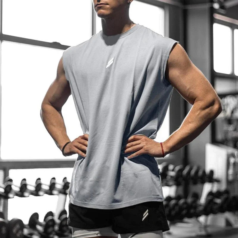 Men's Mesh Training Tank Top – Breathable Fitness Vest