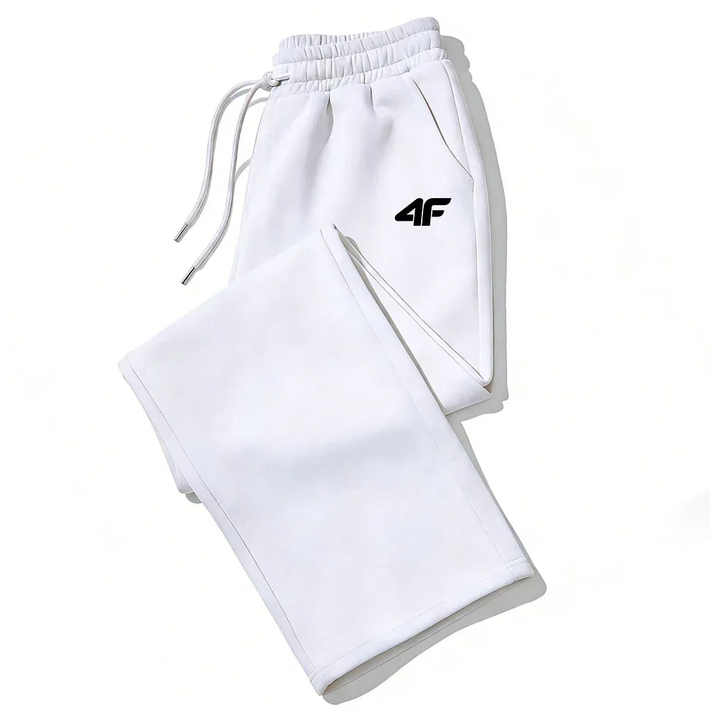 Men's Casual Tracksuit Bottoms – Printed Jogging Sweatpants