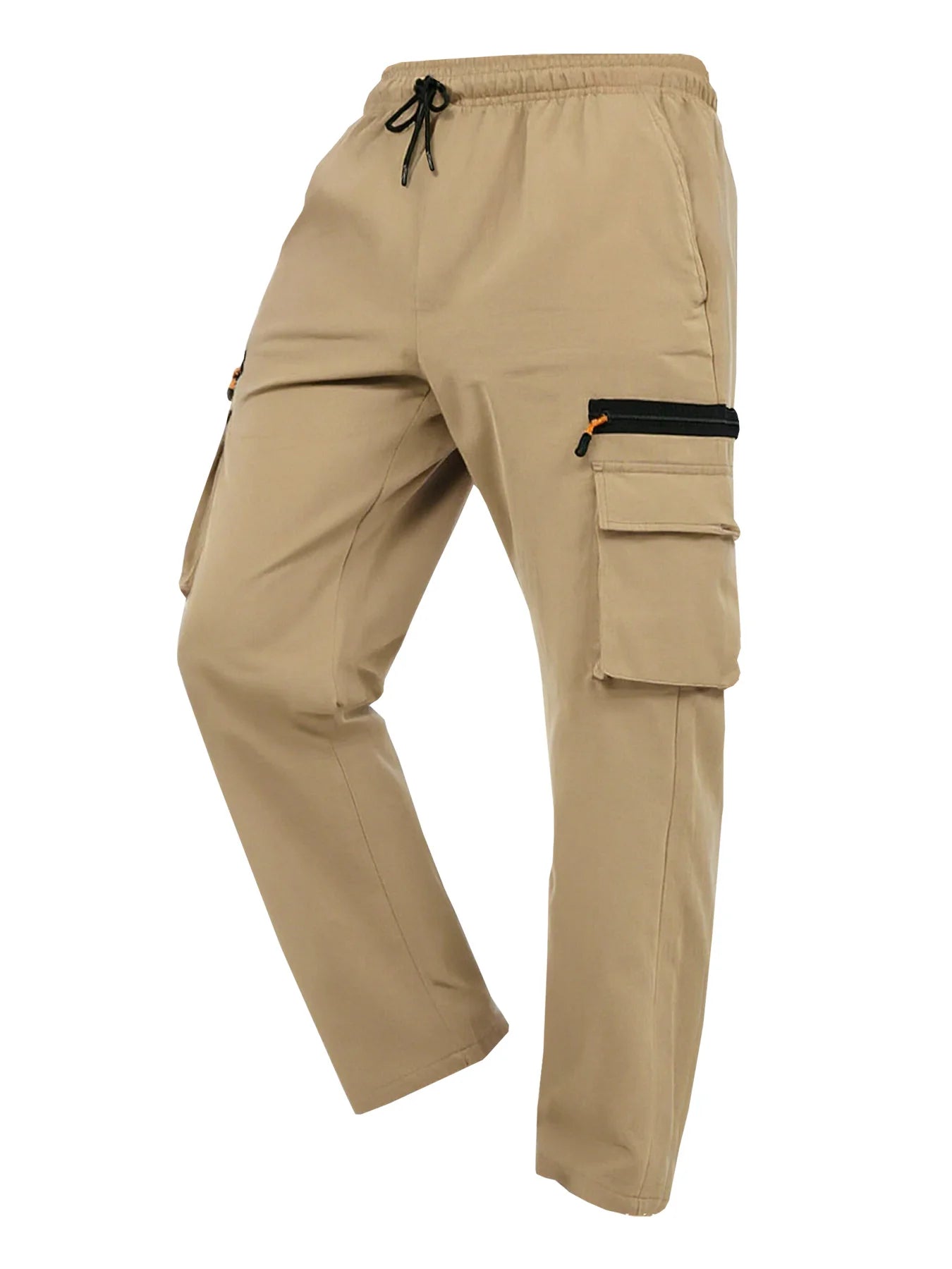 Men's Multi-Pocket Workwear Trousers – Quick-Dry Straight Leg Pants