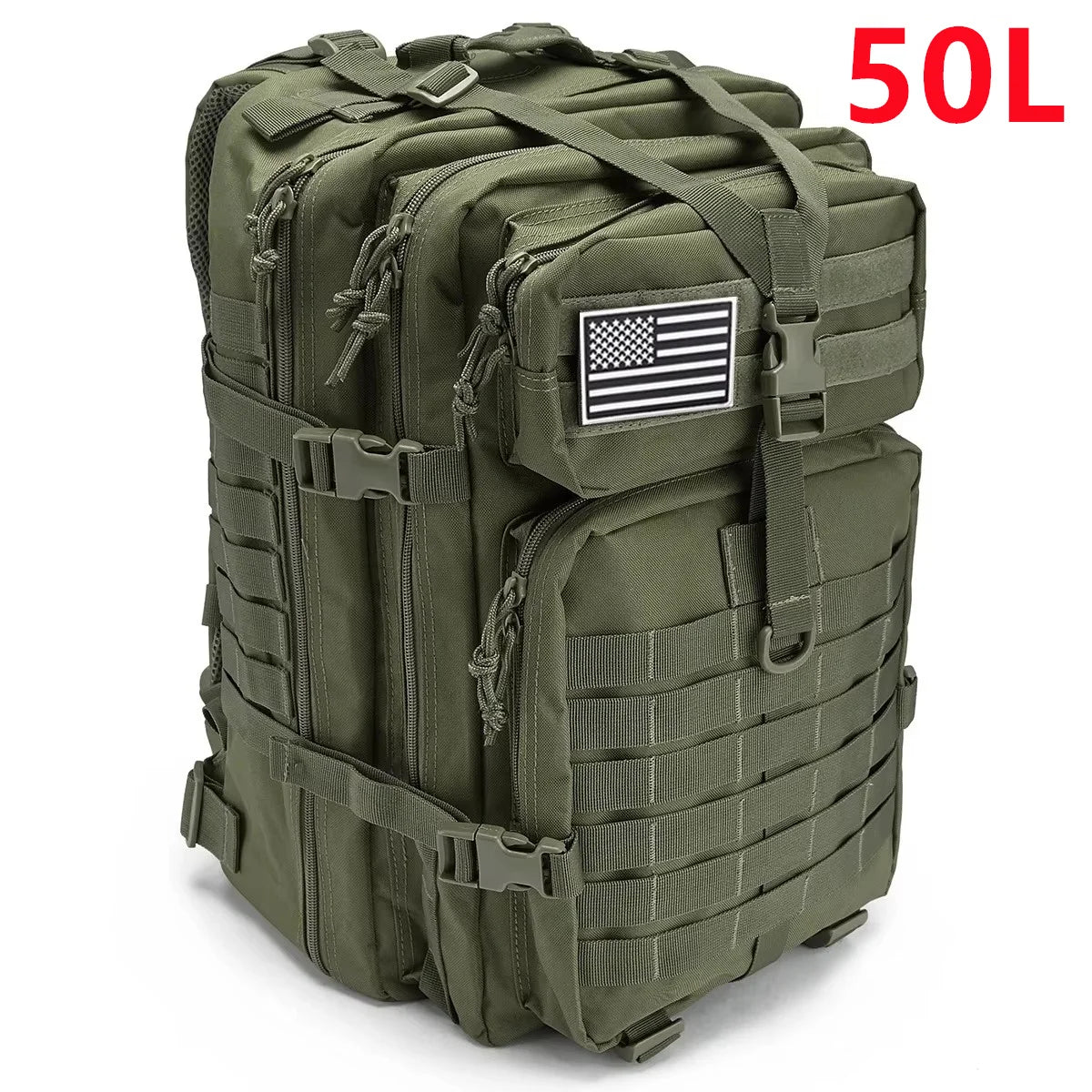 Men's Tactical Backpack – 30L/50L Hiking & Travel Rucksack