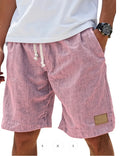 Men's Cotton Linen Shorts – Retro Streetwear Casual Shorts