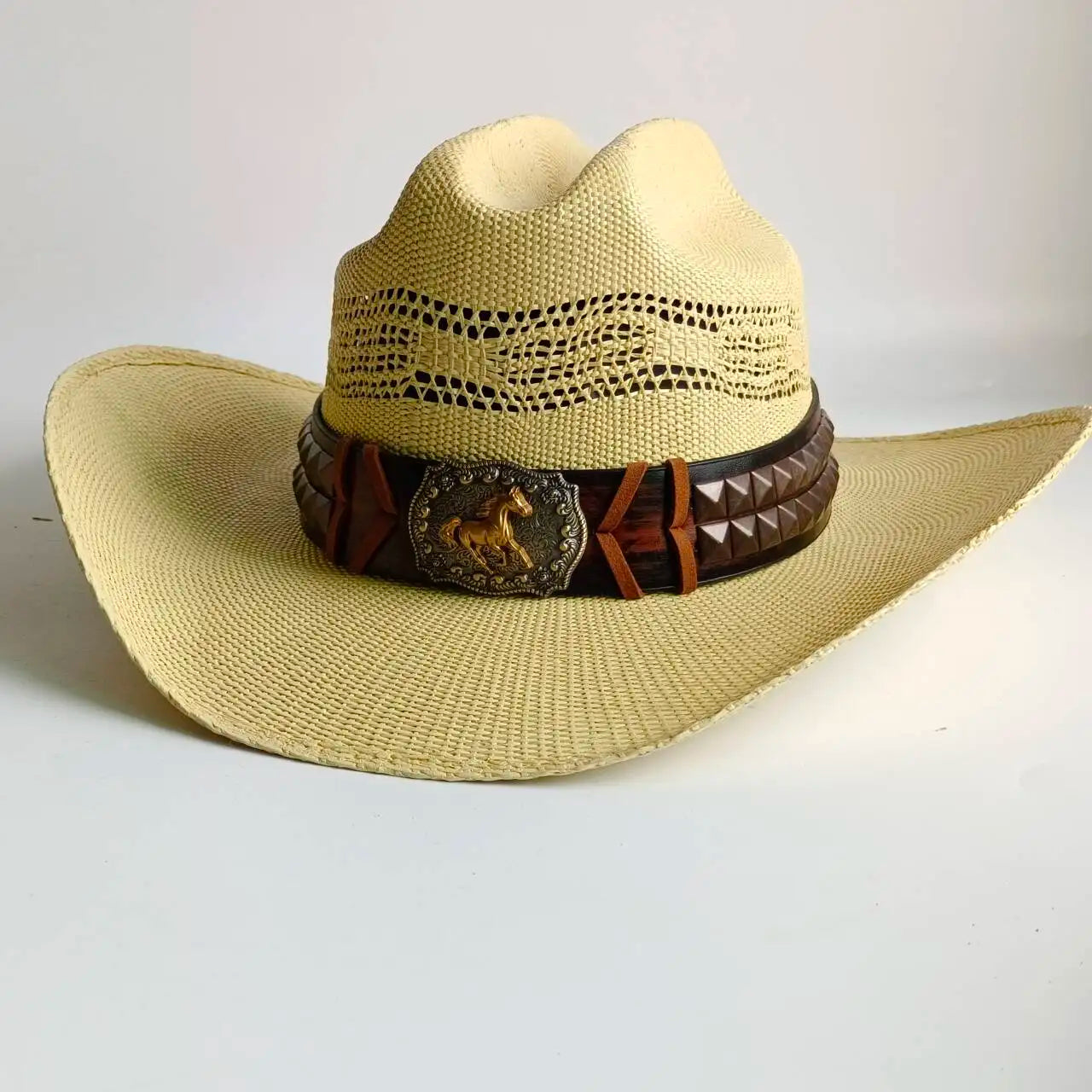 Unisex Wide Brim Straw Hat – Summer Sun Hat