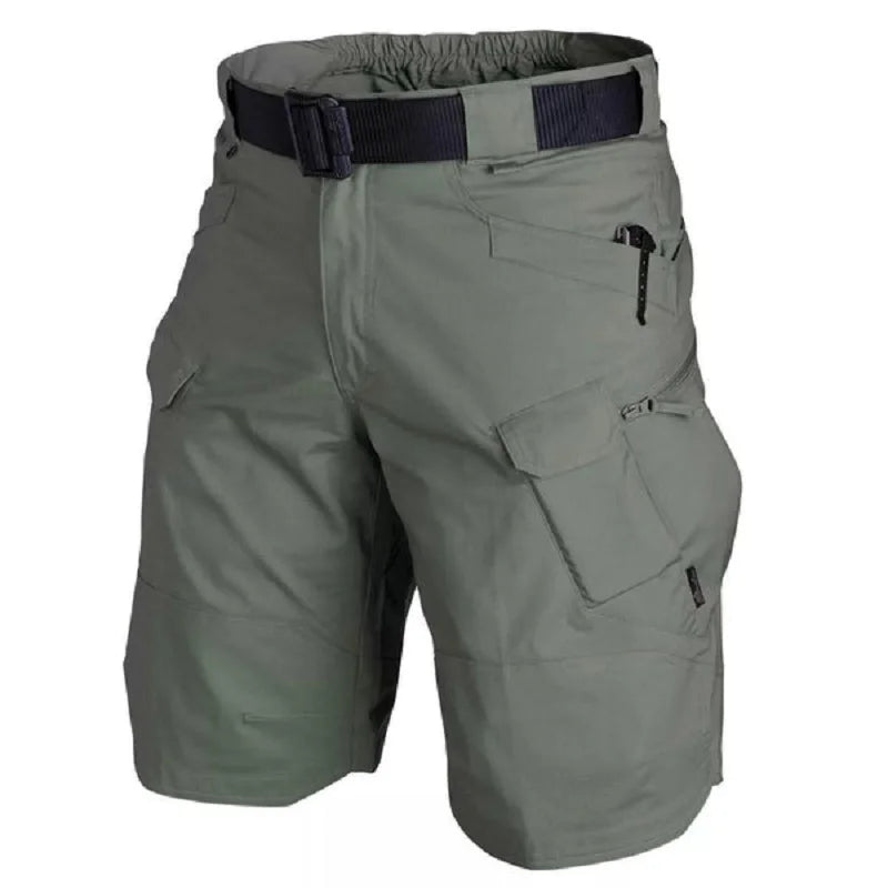 Men's Tactical Cargo Shorts – Waterproof Multi-Pocket Shorts