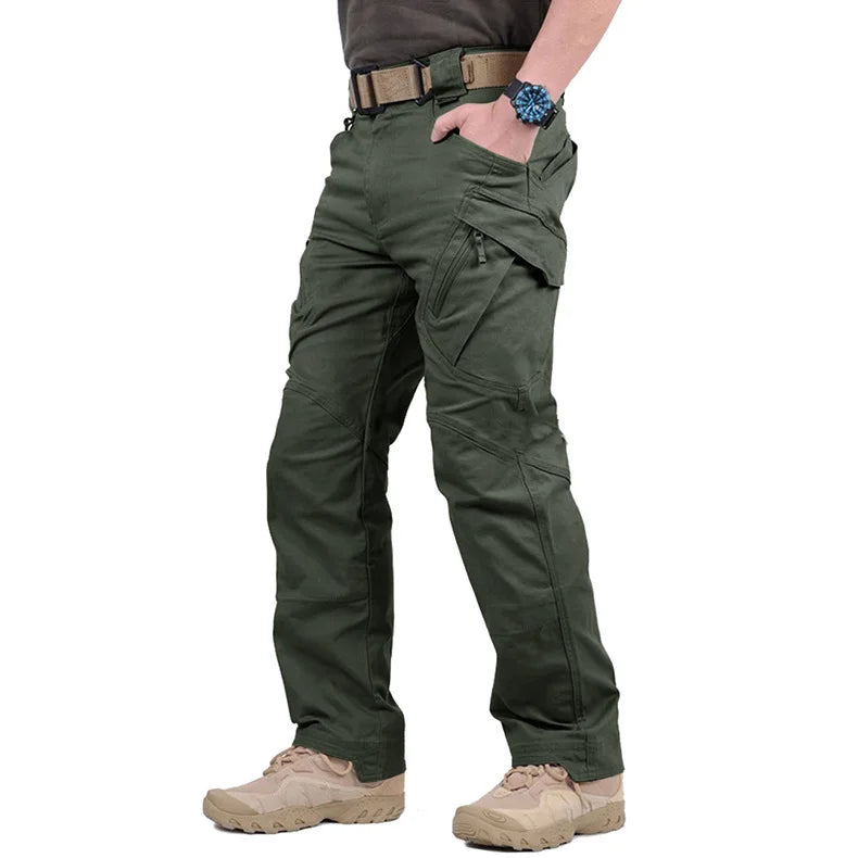 Men's Tactical Cargo Trousers – Multi-Pocket Outdoor Joggers