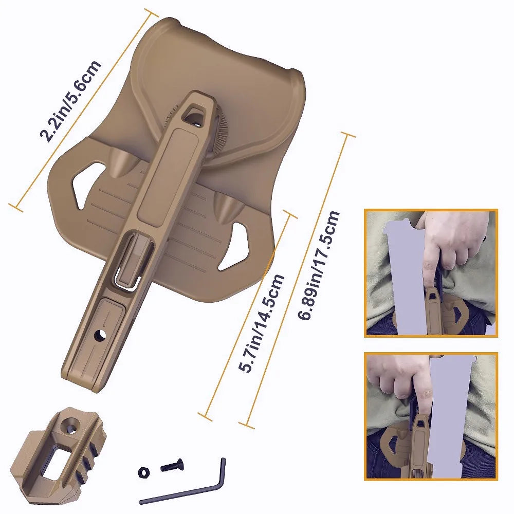 Tactical Pistol Holster – Airsoft & Hunting Belt Holster
