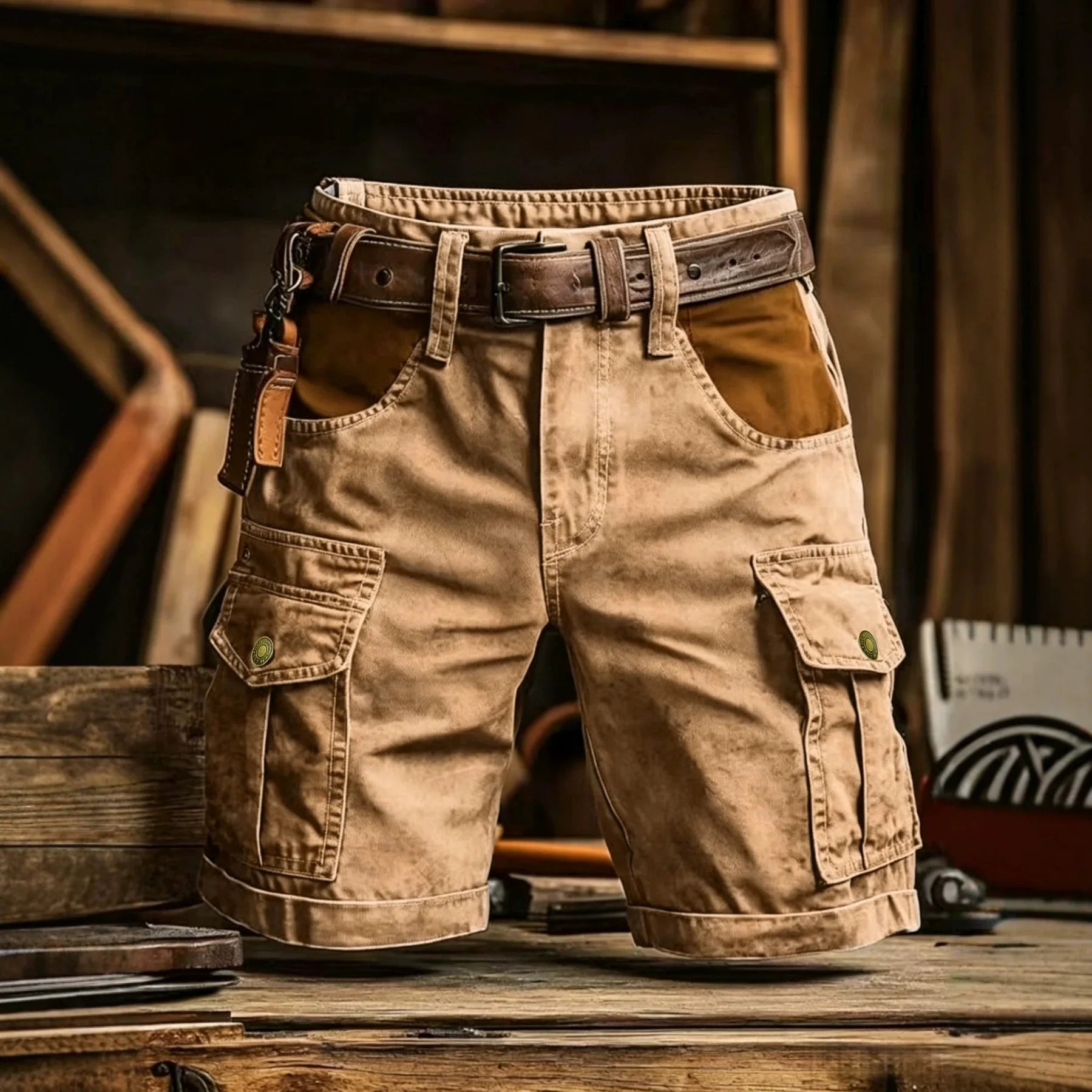 Men's Cargo Bermuda Shorts – Cotton Golf & Gym Shorts