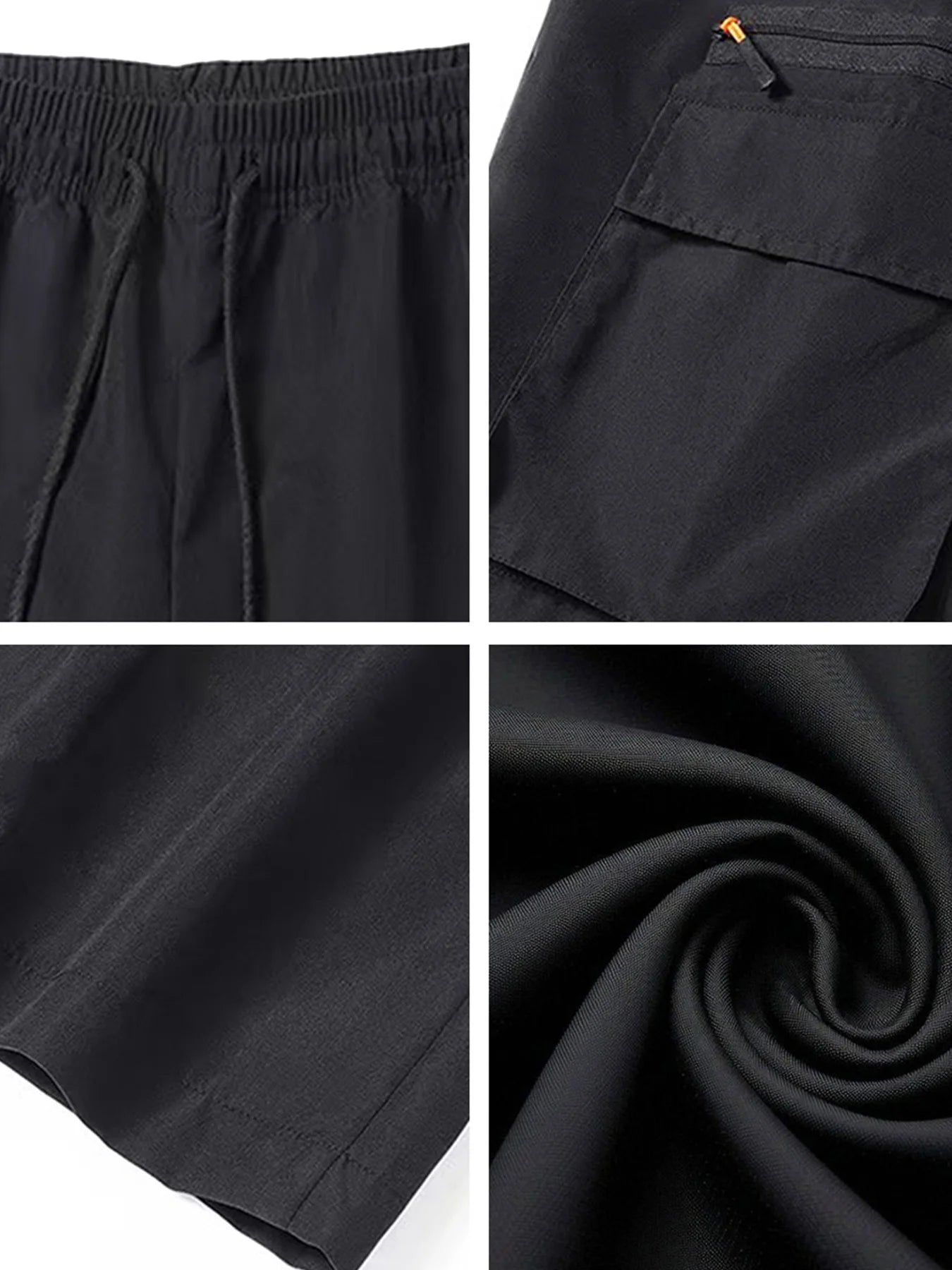 Men's Multi-Pocket Workwear Trousers – Quick-Dry Straight Leg Pants