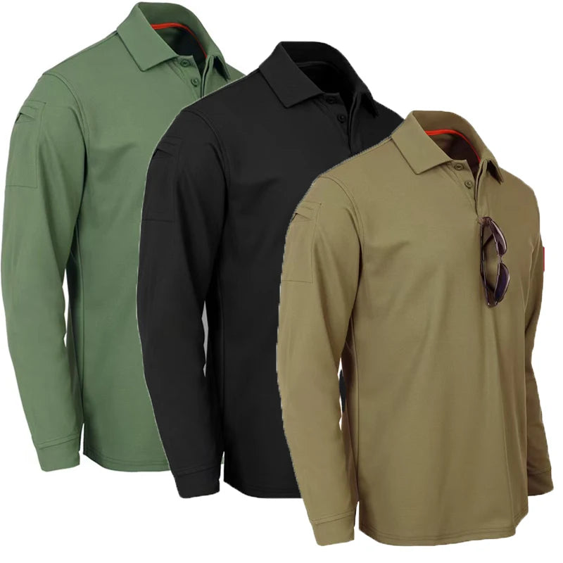 Men's Quick-Dry Pullover Shirt – Breathable Tactical Top