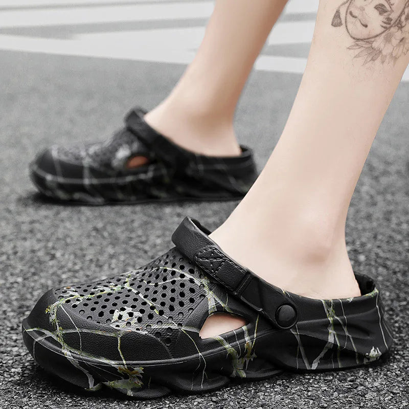 Men's EVA Beach Clogs – Breathable Plus Size Sandals