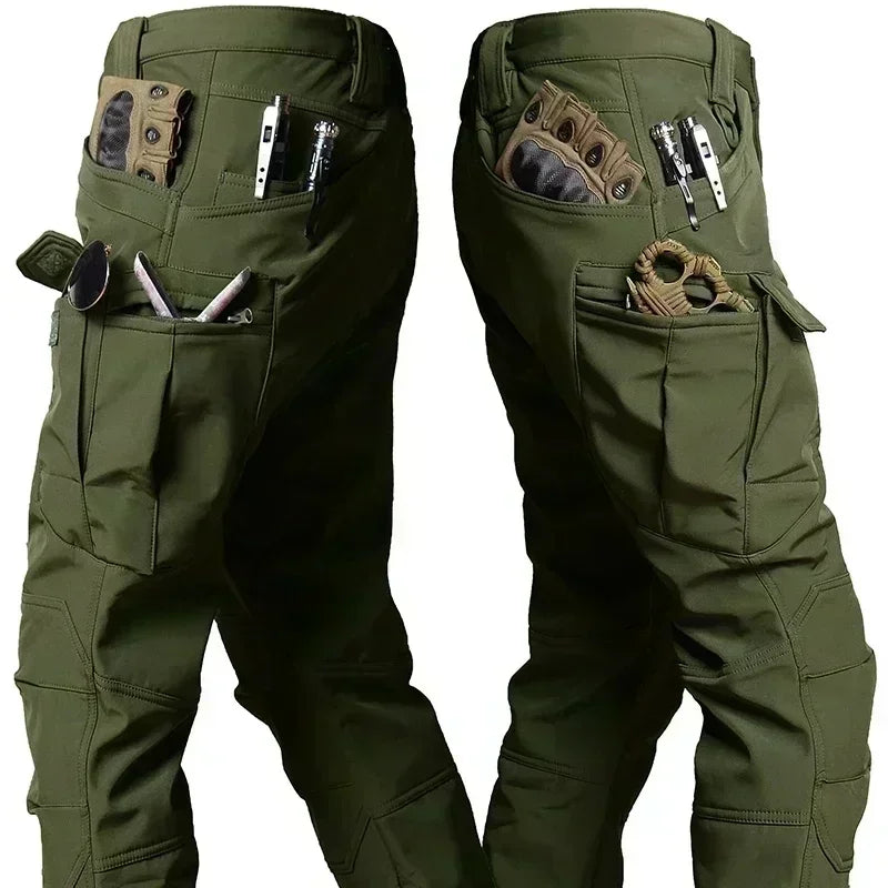 Men's Winter Tactical Jacket Set – Waterproof Hooded Combat Suit