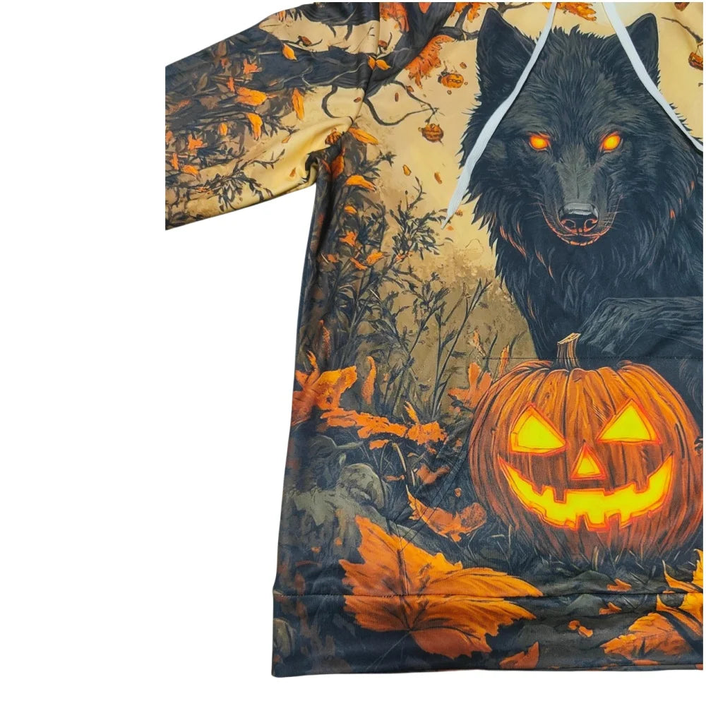 Unisex Dragon Print Hoodie – 3D Graphic Pullover Sweatshirt