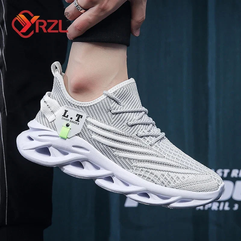 Men's Lightweight Running Trainers – Breathable Mesh Sneakers