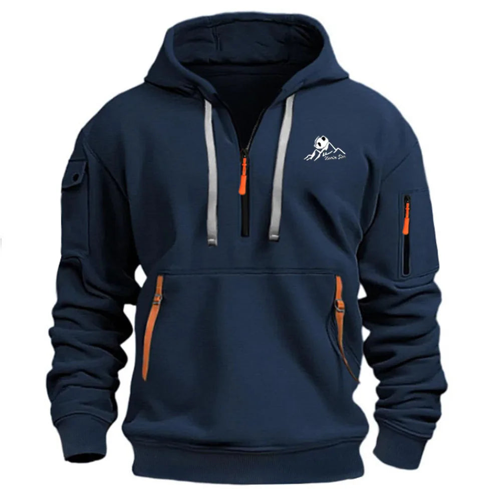 Men's Motorcycle Graphic Hoodie – Sports Pullover Sweatshirt