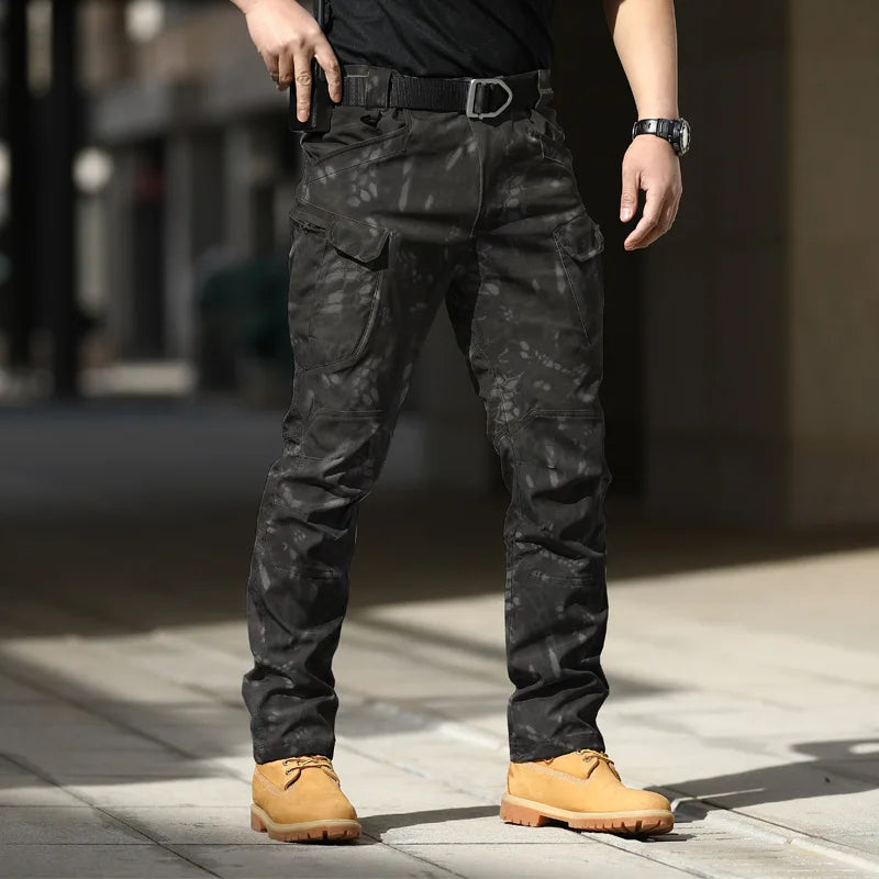 Men's Tactical Cargo Trousers – Multi-Pocket Quick-Dry Pants