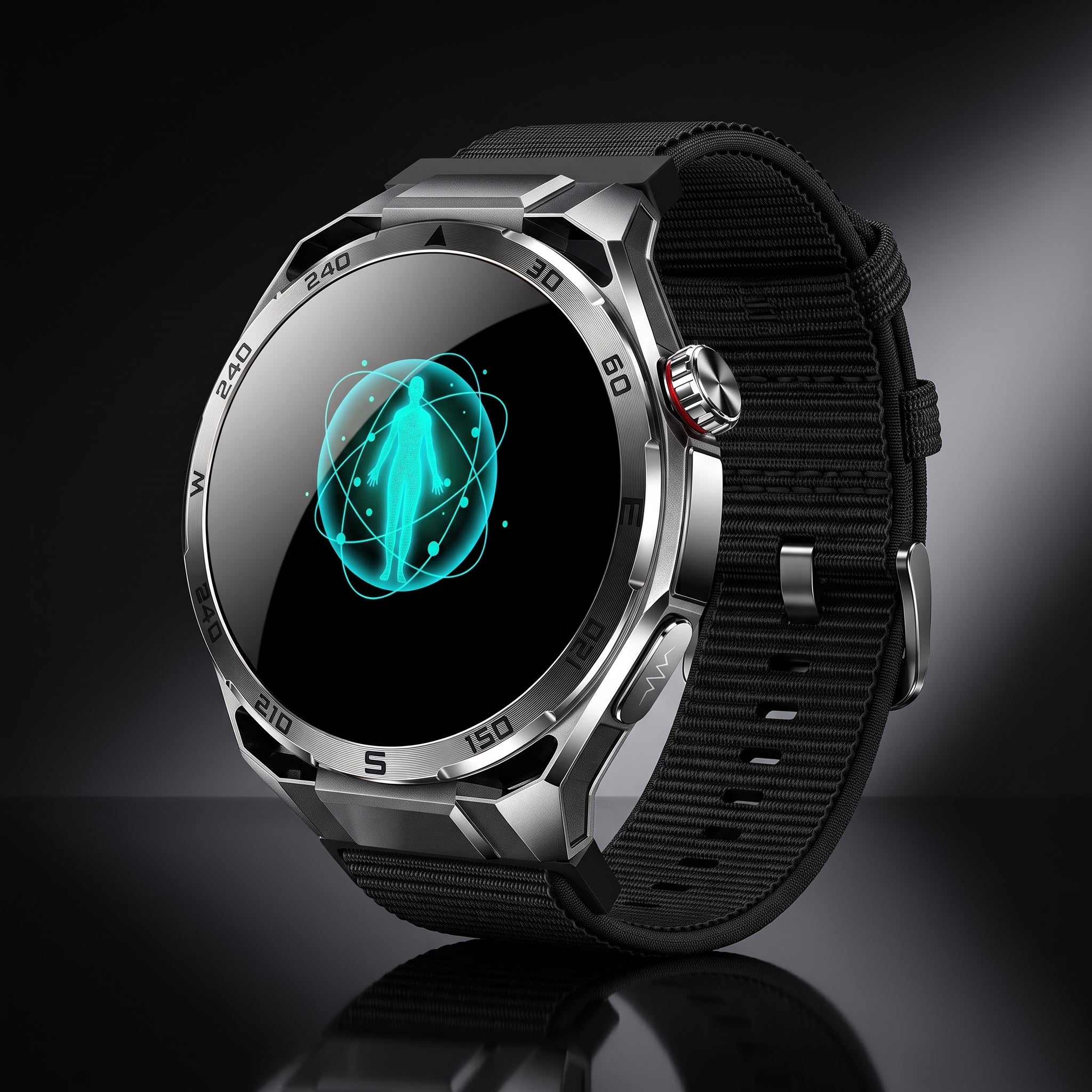AI Health Smart Watch – ECG, Blood Pressure & AMOLED Display