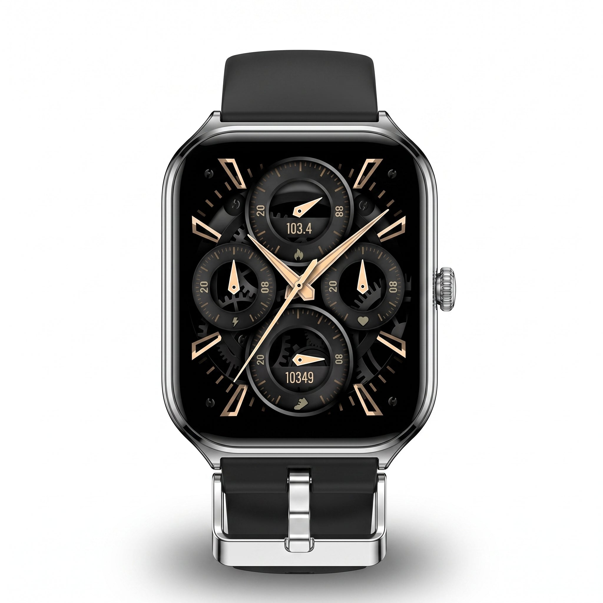 Ultra-Thin Smart Watch – AMOLED Display, Always-On Time & Bluetooth Calling