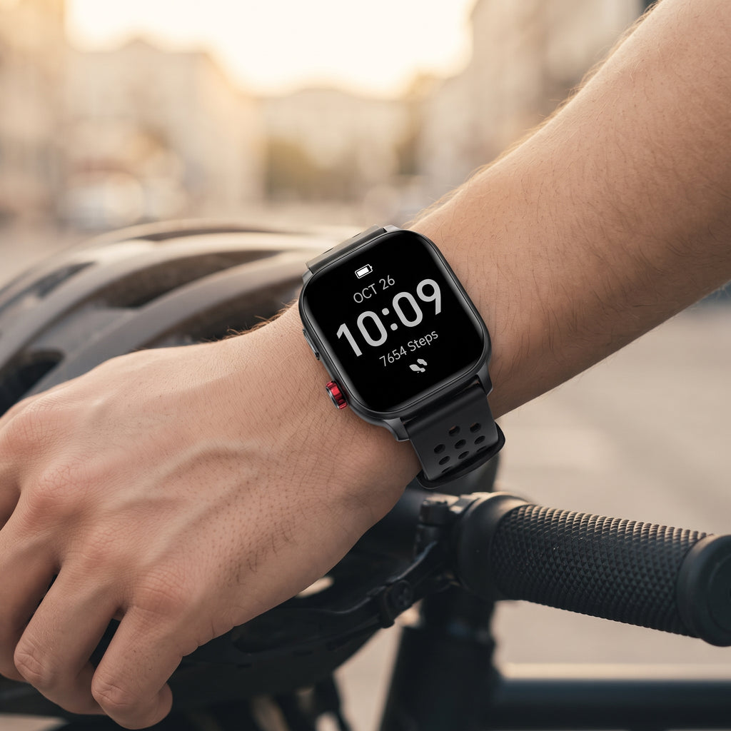 Military-Style Smart Watch – 2.01" HD Screen, 100+ Sport Modes